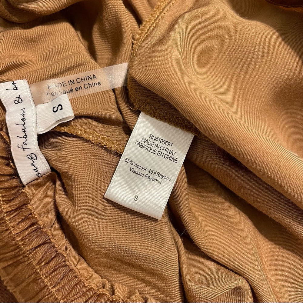 Young Fabulous and Broke Wide Leg Silky Pant - Picture 7 of 8